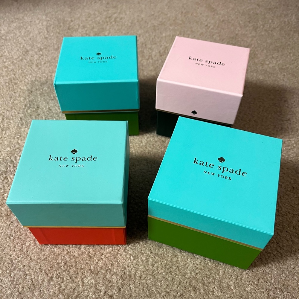 Set of 4 Kate Spade Watch Boxes
